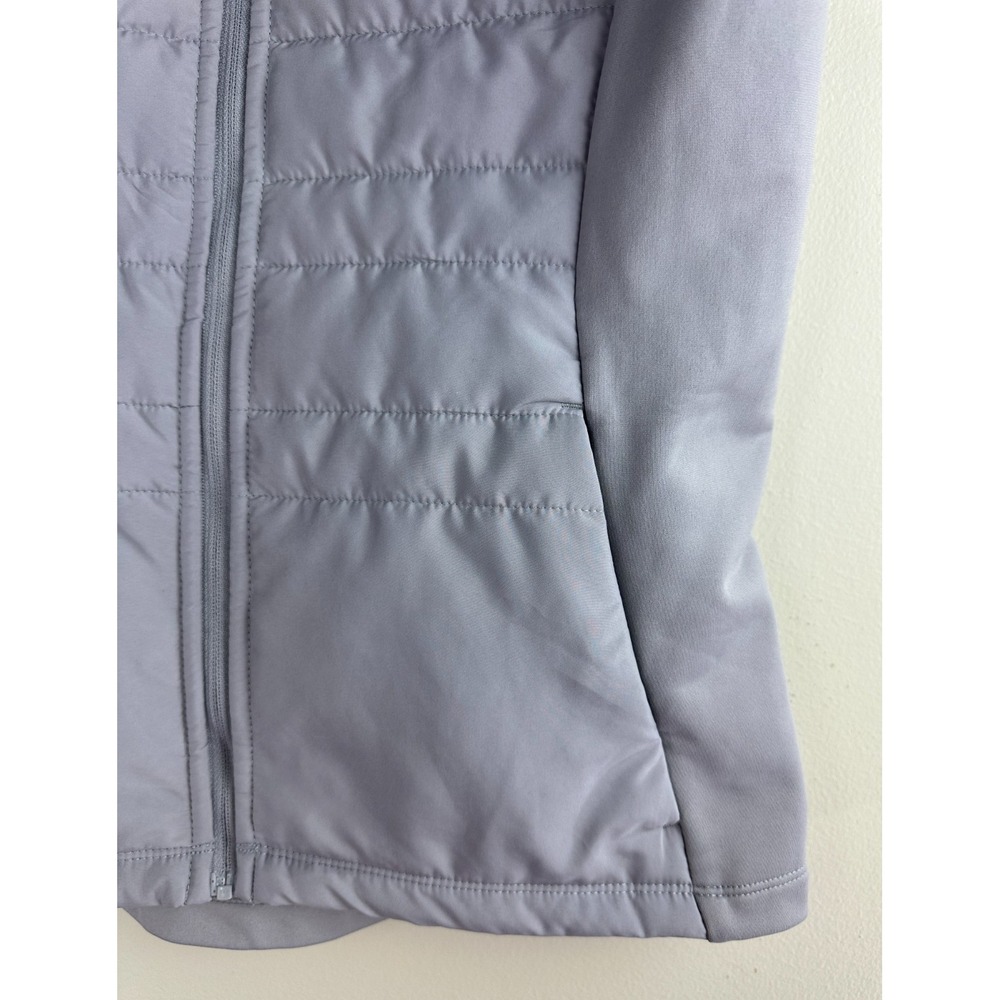 Nike Running Aerolayer Quilted Puffer Vest Grey Lavender Zip Up 856222-059 Small - Picture 5 of 14